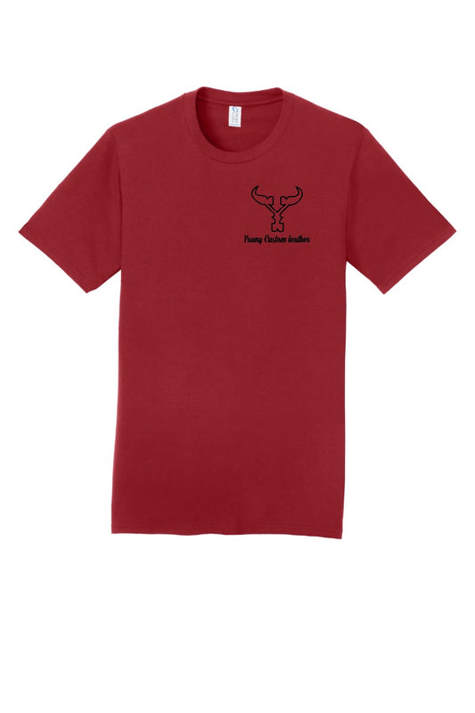 Young Custom Leather T-Shirt